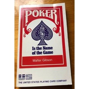 Poker Is The Name Of The Game By Walter Gibson Paperback